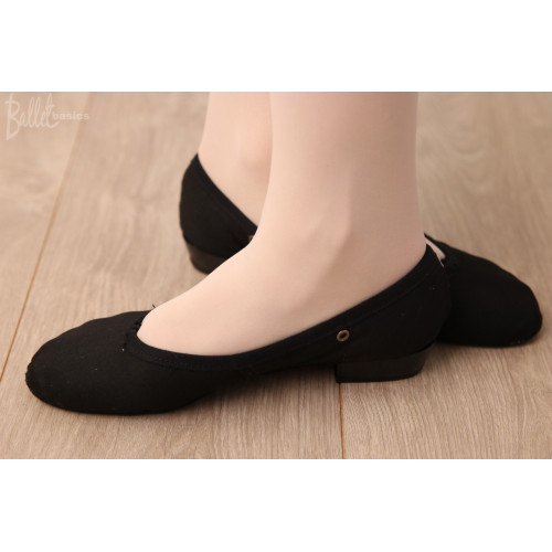 Black Canvas Character Shoes